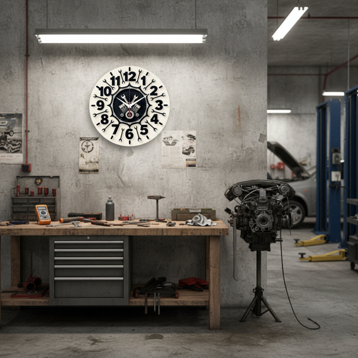 Часы настенные Автомастерская с-145