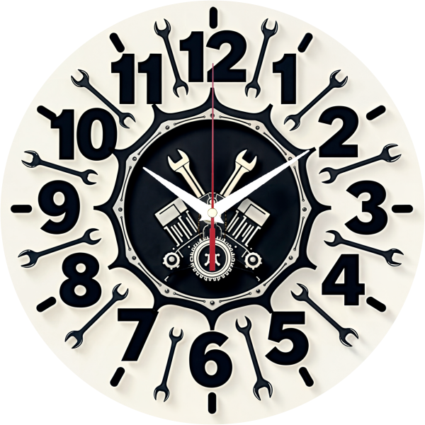 Часы настенные Автомастерская с-145