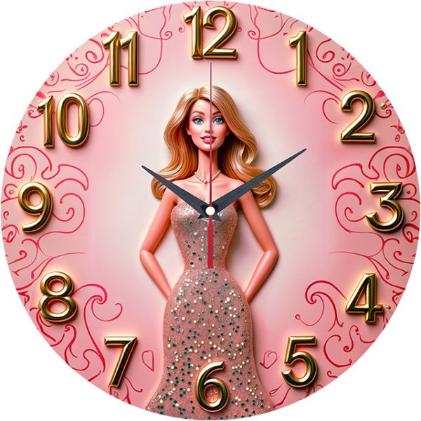 Часы настенные Барби с-151
