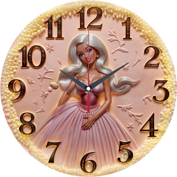 Часы настенные Кукла с-152