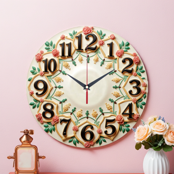 Настенные часы Розовый шик c-164