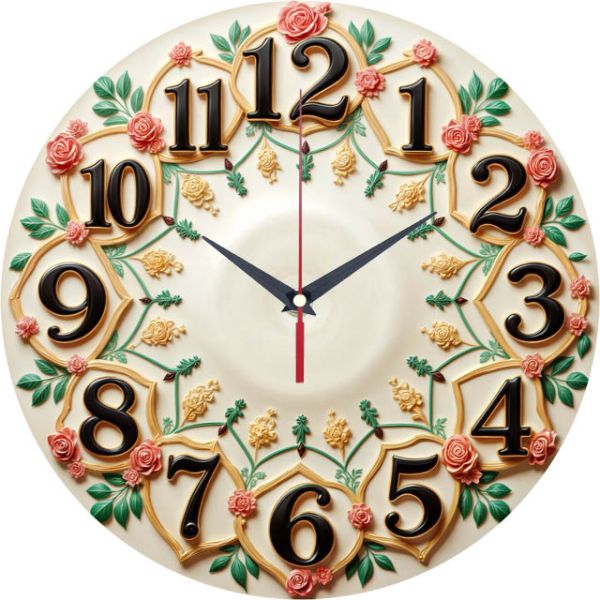 Настенные часы Розовый шик c-164