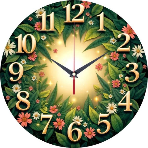 Настенные часы Зеленый оазис c-170