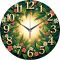 Настенные часы Зеленый оазис c-170