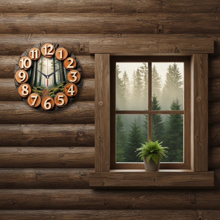 Настенные часы Подарок леснику c-178