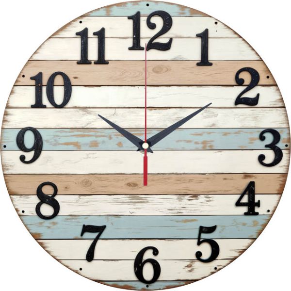 Настенные часы Полосатая фактура c-183