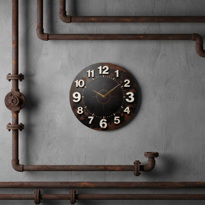 Настенные часы Заводской манометр c-187