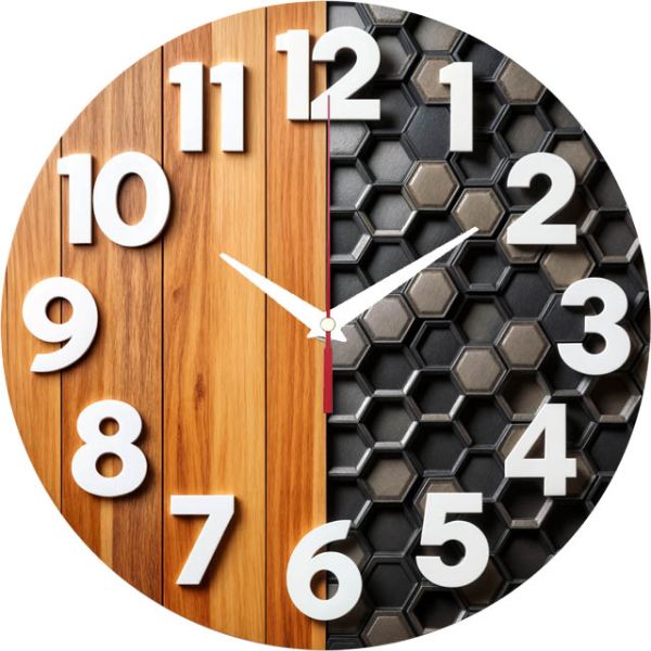 Настенные часы Контраст фактур c-189