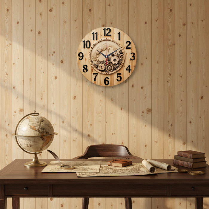Настенные часы Деревянный механизм c-190