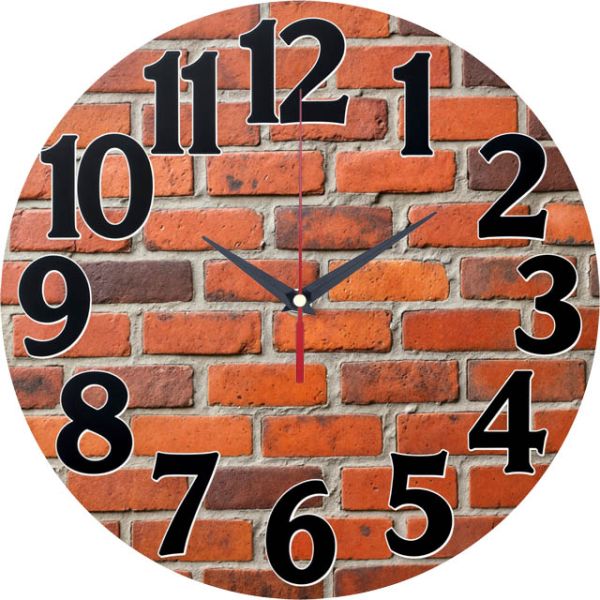 Настенные часы Кирпичная стена c-192