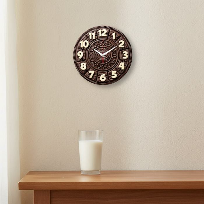 Настенные часы Шоколадный узор c-193