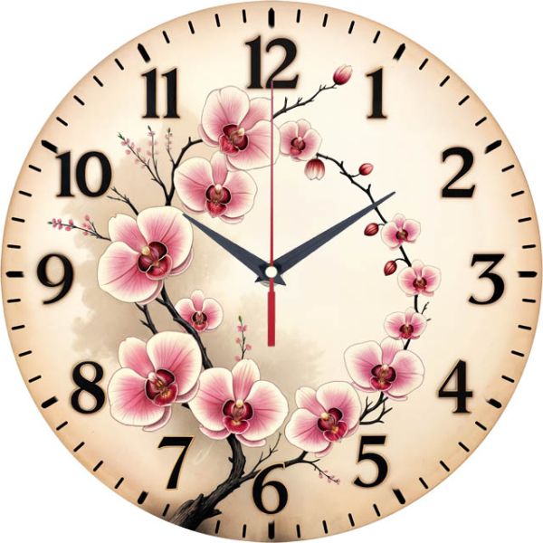 Настенные часы Орхидея в цвету c-196
