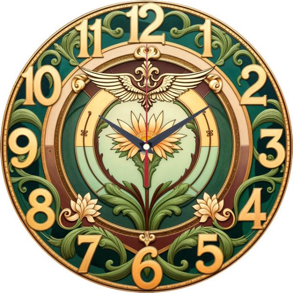 Настенные часы Лемковские орнаменты c-208