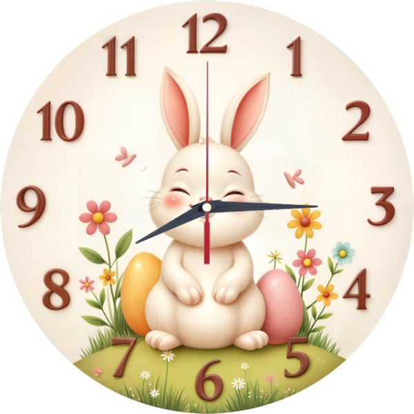 Настенные часы Кролик c-214