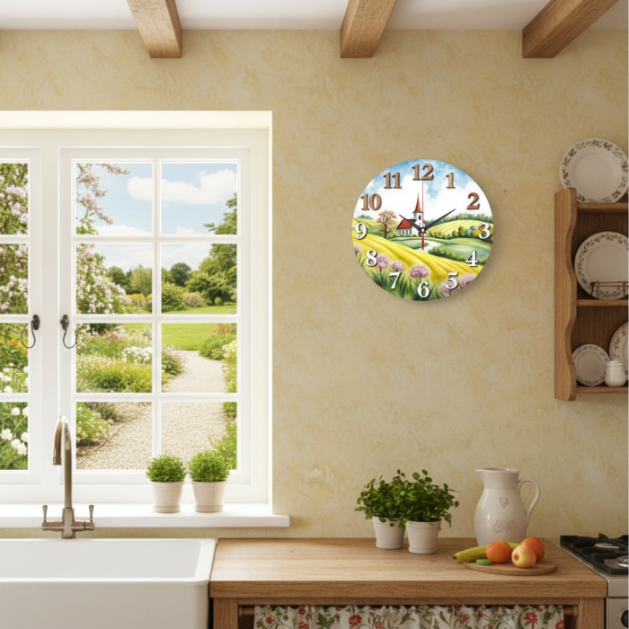 Настенные часы Сельский пейзаж c-216