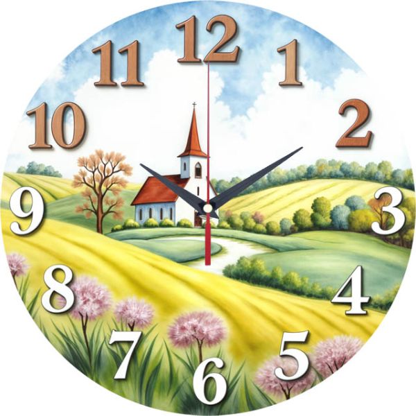 Настенные часы Сельский пейзаж c-216