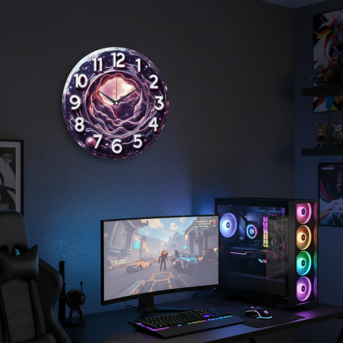 Настенные часы Космический портал c-222