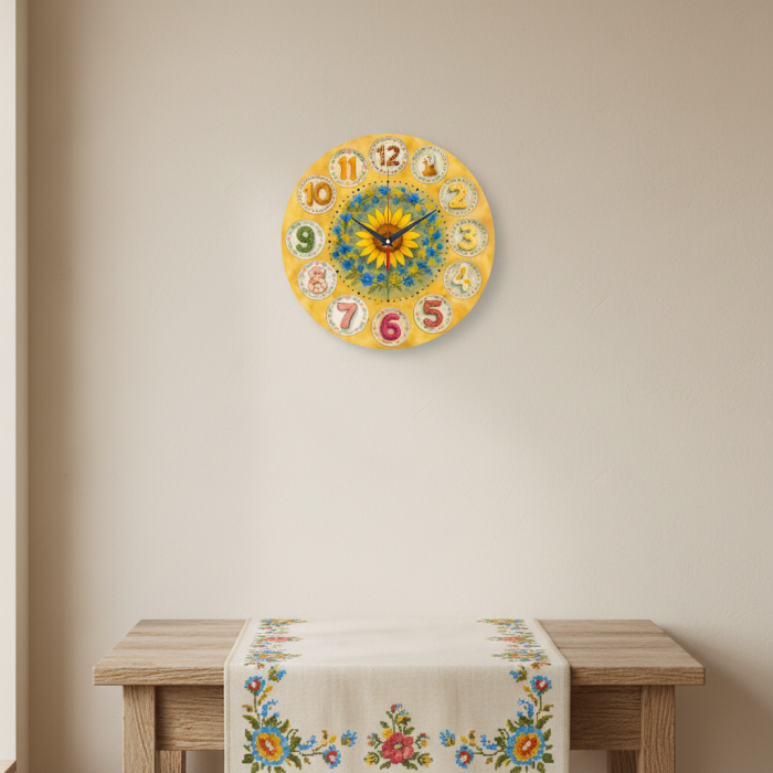 Настенные часы 12 блюд c-228