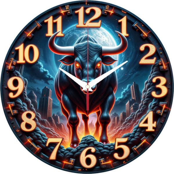 Настенные часы Час быка c-244