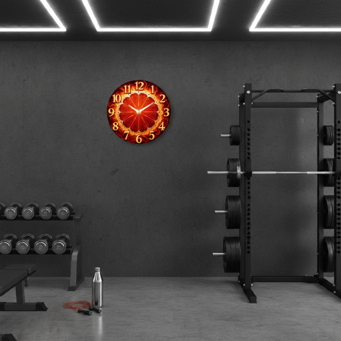 Настенные часы Огненный цитрус c-249