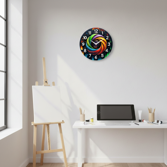 Настенные часы Chrome c-253