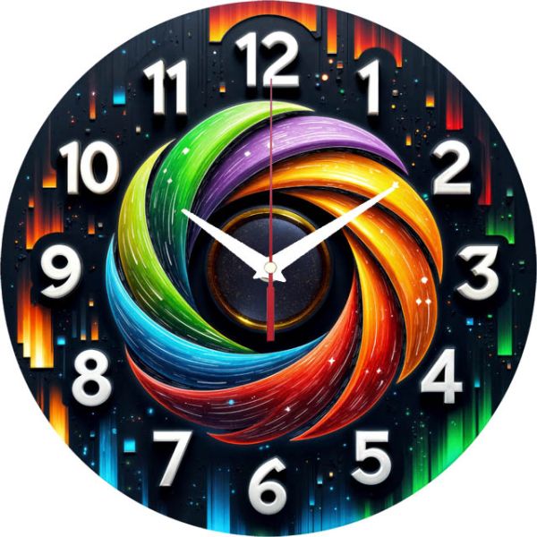 Настенные часы Chrome c-253