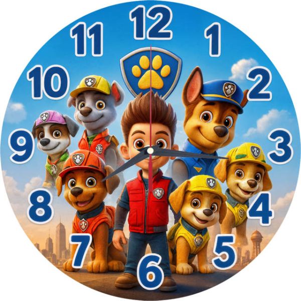 Настенные часы Щенячий патруль c-254