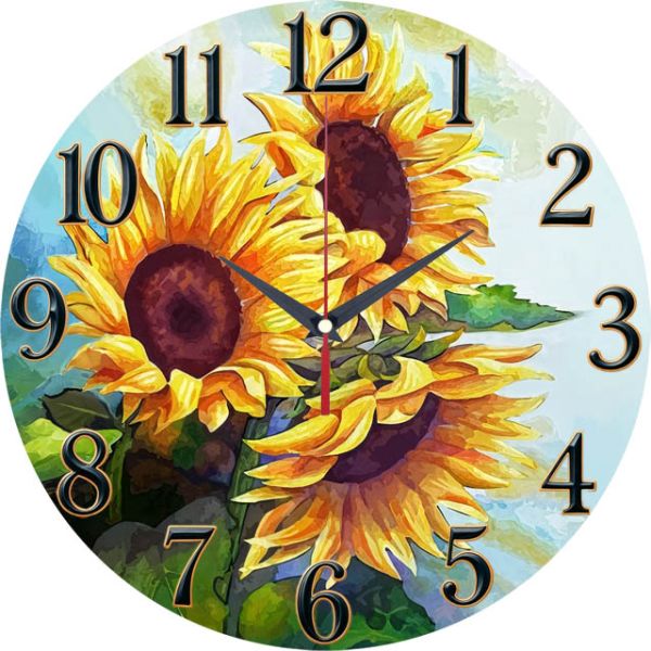 Настенные часы Солнечный букет c-270