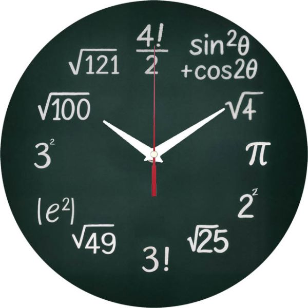 Настенные часы с формулами c-271