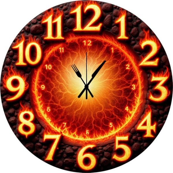 Настенные часы Адская кухня c-281