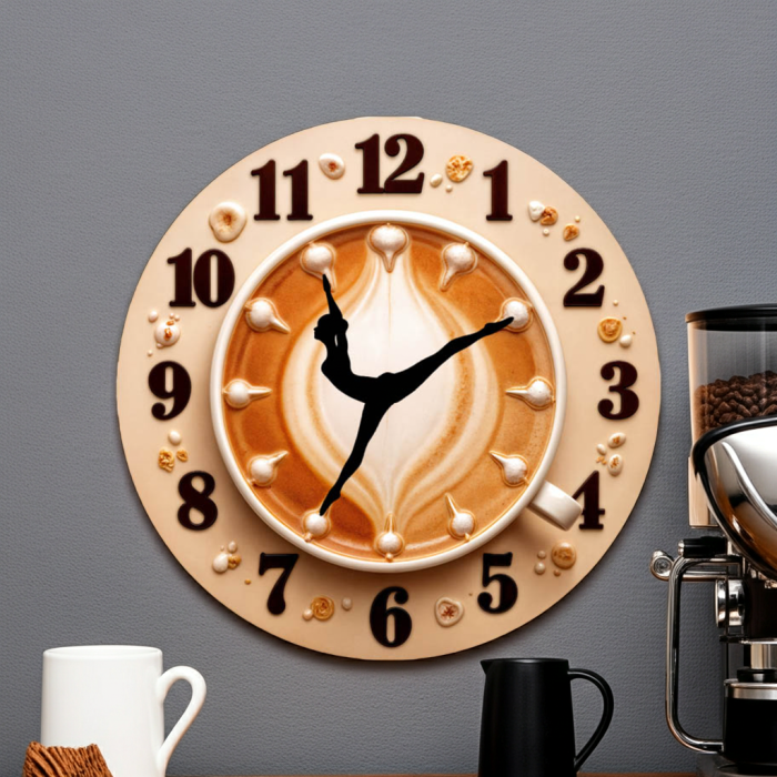 Настенные часы Балерина в капучино c-283