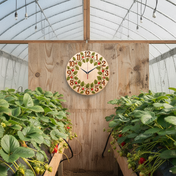 Настенные часы Земляника c-284