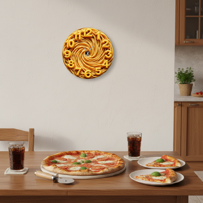 Настенные часы Паста с сыром c-286
