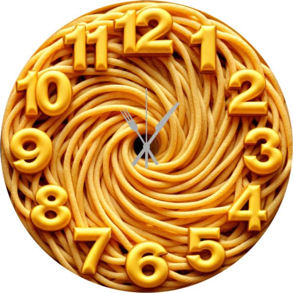 Настенные часы Паста с сыром c-286