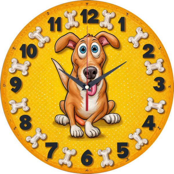 Настенные часы Весёлый пёс c-290