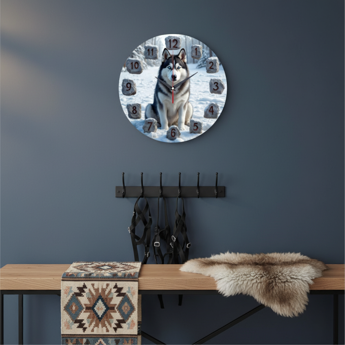 Настенные часы Хаски c-293