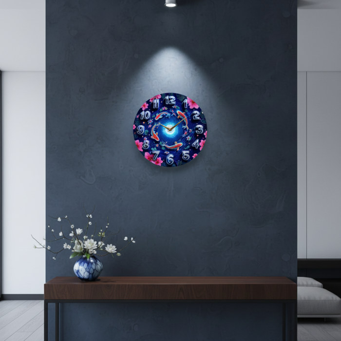 Настенные часы Карпы кои c-303