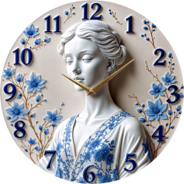 Настенные часы Фарфоровая грация c-307