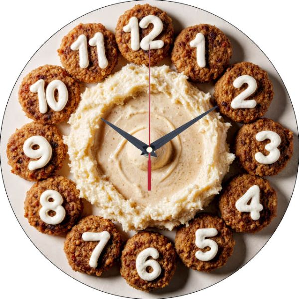 Настенные часы Пюре с котлетами c-326