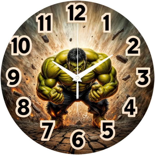 Настенные часы Халк c-338