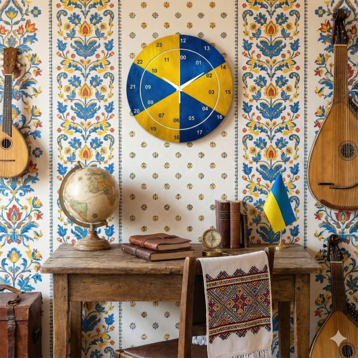 Настенные часы График отключений c-341