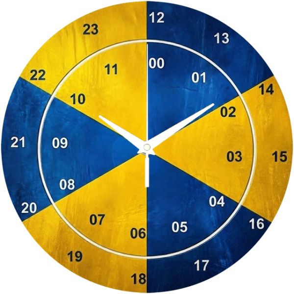 Настенные часы График отключений c-341