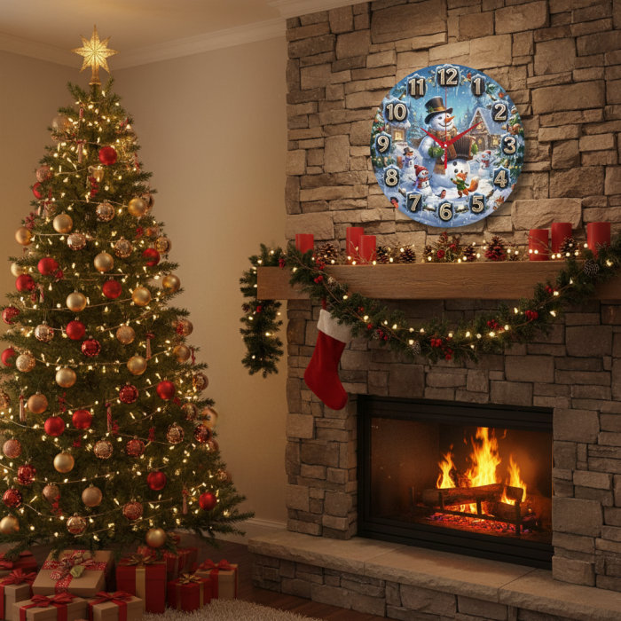 Настенные часы Новогодние c-343