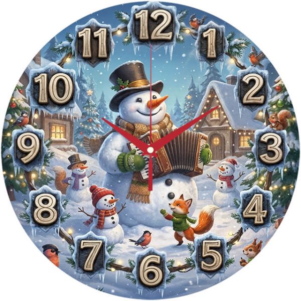 Настенные часы Новогодние c-343