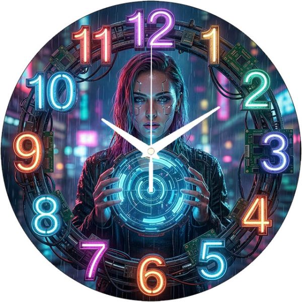 Настенные часы Девушка из будущего c-348
