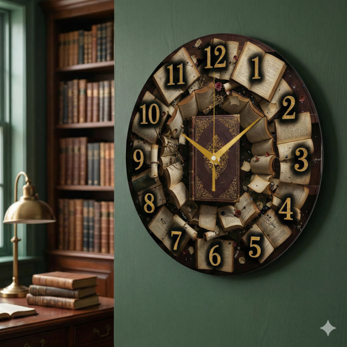 Настенные часы В библиотеку c-355