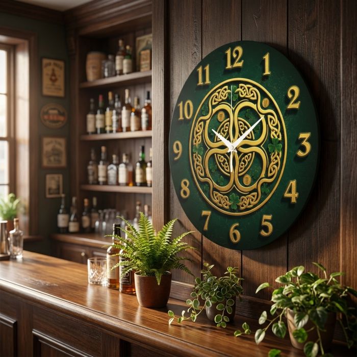 Настенные часы День святого Патрика c-367