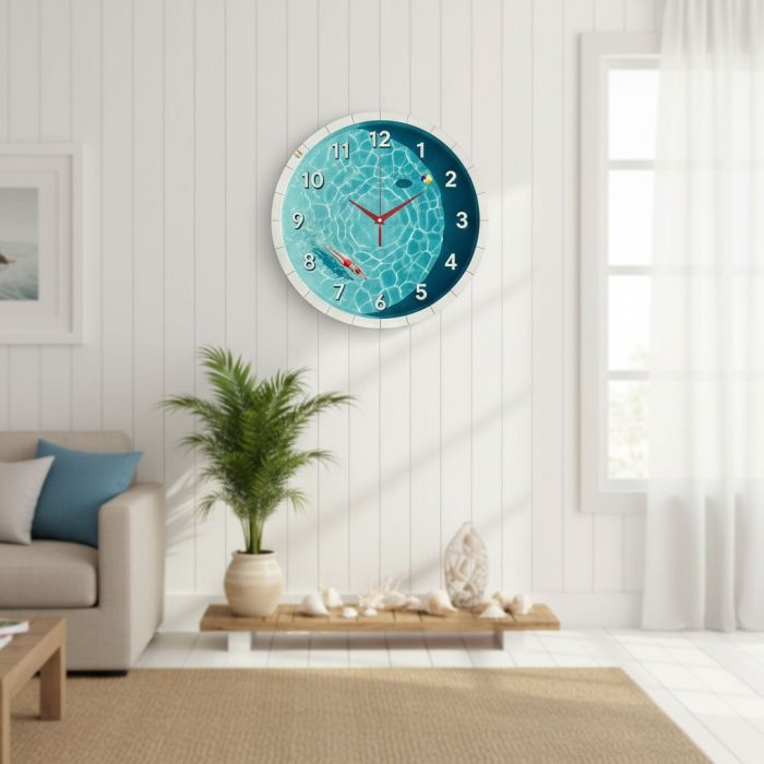 Настенные часы Отдых в бассейне c-369