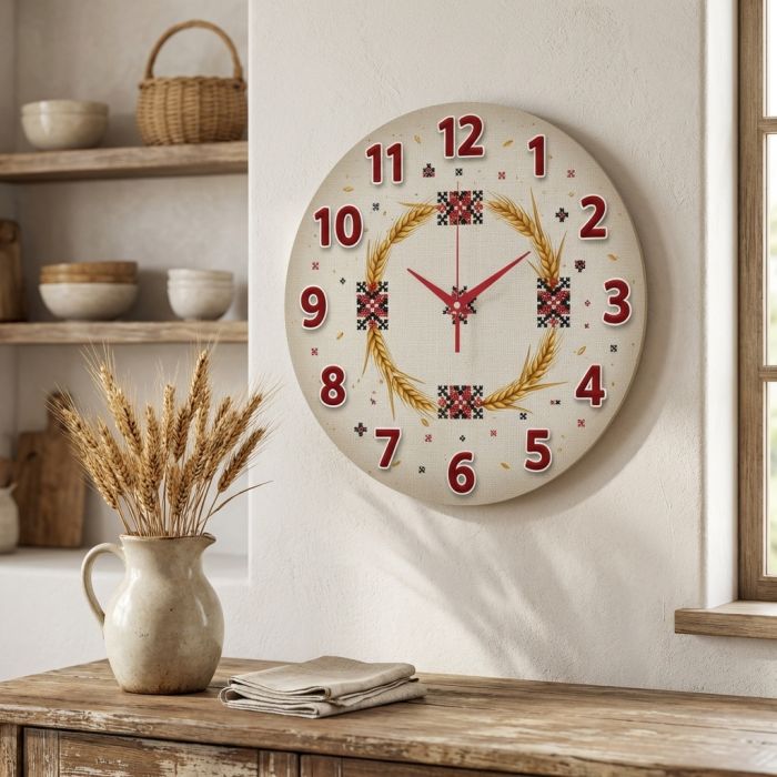 Настенные часы Пшеничный оберег c-370