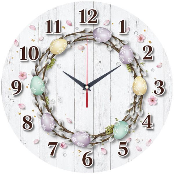 Настенные часы Венок Вербное воскресенье c-374